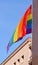 Reinbow flag LGBT pride parade