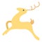 Reindeer Color Vector icon Easily modify or edit
