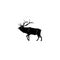 Reindeer, deer symbol sign