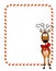 Reindeer Xmas Border