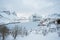 Reine village on Lofoten islands, Norway, beautiful view of the village