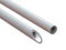 Reinforced polypropylene pipe. Image for advertising plumbing fittings. 3D rendering