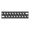Reinforcement bar rebar ribbed metal rod contour outline line icon black color vector illustration image thin flat style