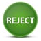 Reject luxurious glossy green round button abstract