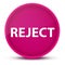 Reject luxurious glossy pink round button abstract