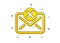 Reject mail icon. Delete message sign. Vector