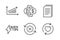 Reject refresh, Bitcoin exchange and Copy files icons set. Vector