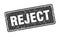 reject sign. reject grunge stamp.