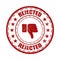 Rejected rubber stamp illustration on white background