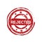 `Rejected` vector rubber stamp