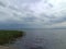 Rekyva lake during cloudy day