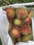 Related to lychee and longan fruits, rambutan is a Southeast Asian fruit with a hairy shell and