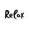 Relax calligraphy.
