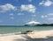 Relax chairs on the beach in Phu Quoc, Vietnam