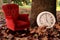 Relax, is fall time concept vintage background