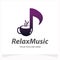 Relax Music Logo Design Template