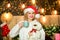 Relax and recharge. Plan for some interesting Christmas activity. Girl with mug hot beverage relaxing. Things to do