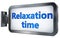 Relaxation time on billboard