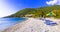 Relaxing beach scenery - Skopelos island, Neo Klima. Greece, Sporades
