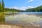 Relaxing day on Granite Lake in North Idaho, USA