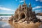 Relaxing rendezvous Sandcastle embodies the holiday concept of leisure by the shore