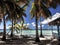 A relaxing shady part of a Caribbean beach.