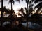 Relaxing by the swimming pool at Tangalooma Island Resort, Moreton Island, QLD, Australia