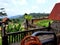 relaxing terrace with mountain view