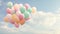 release pastel balloons