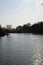 Relections on a lake in Southern England.