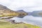 Relections on Wast Water lake in Lake District National Park