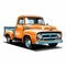 Reliable pickup truck illustration