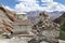 Relics of stupas in the Hemis Monastery complex, Leh