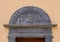 Relief above the entrance to the Oratory Santa Maria Assunto in Portofino, Italy