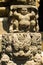 Relief of the Ancient mystical old Hindu Prambanan temple near Yogyakarta, Java island Indonesia
