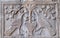 Relief detail of St. Mark`s Basilica in Venice