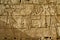Reliefs on an exterior wall of the Ramesseum, Luxor, Egypt