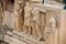 Reliefs which decorate the Theatre of Dionysus Eleuthereus the major theatre in Athens and considered the first