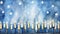Religiob watercolor style and abstract image background of jewish holiday Hanukkah with menorah (traditional candelabra