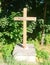 Religion. Christian Fixed Wooden Cross