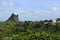 Religion and Faith - Church, Volcanic Peak Landscape, Santiago Island, Cape Verde