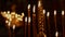 Religion fire candle church burn symbol background holiday night evening