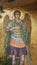 Religion is the image of the Saint in Cyprus fresco