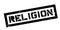 Religion rubber stamp