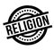 Religion rubber stamp