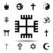 religion symbol, Gnosticism icon. Element of religion symbol illustration. Signs and symbols icon can be used for web, logo,