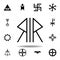 religion symbol, Nordic paganism icon. Element of religion symbol illustration. Signs and symbols icon can be used for web, logo,