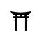 Religion symbol, Shinto icon. Element of religion symbol illustration. Signs and symbols icon can be used for web, logo, mobile
