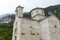 Religious architecture. Dome of Serbian Orthodox Church Under Ostrog Monastery in Montenegro