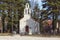 Religious architecture. Montenegro, Cetinje city. Ancient Vlah Church Orthodox Church of Nativity of Virgin